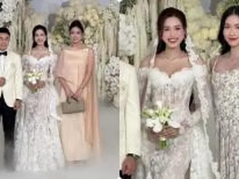 Dàn sao Việt dự đám cưới Hoa hậu Đỗ Hà: Toàn dàn Hoa - Á hậu đình đám