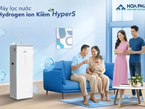 Máy lọc nước Hydrogen Ion Kiềm HyperS cung cấp hai loại nước cho mọi lứa tuổi