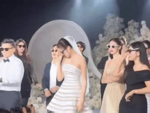 Màn nhảy đám cưới hot nhất hiện tại của Tổng giám đốc Tập đoàn Sơn Hải và Hoa hậu Đỗ Thị Hà