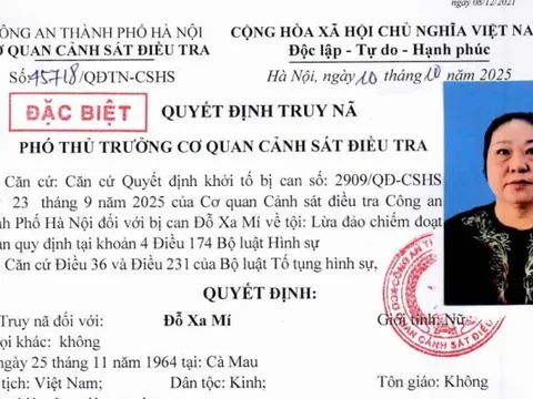 Ai thấy Đỗ Xa Mí sinh năm 1964 liên hệ ngay với Cơ quan điều tra