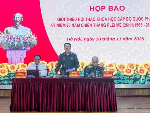Hội thảo 60 năm Chiến thắng Plei Me sẽ được tổ chức cấp Bộ Quốc phòng