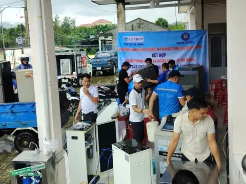 Casper tiếp tục đồng hành cùng đồng bào bão lũ miền Trung