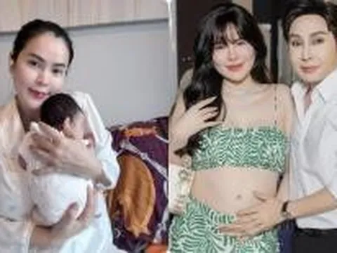 Hoa hậu Phương Lê sinh con thứ 4, nhan sắc ở tuổi 46 gây chú ý