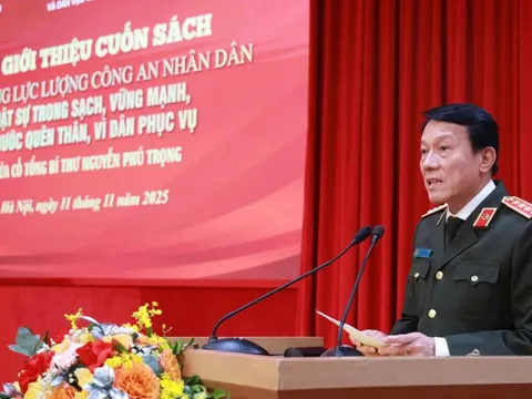 Cuốn sách quý của cố Tổng Bí thư Nguyễn Phú Trọng về lực lượng Công an nhân dân