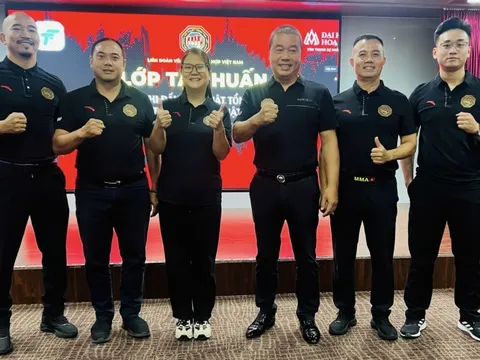 Khai giảng Lớp tập huấn Luật thi đấu MMA Việt Nam 2025 tại TP HCM