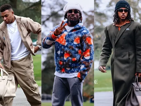 Tuyển Pháp hội quân mà ngỡ "Paris Fashion Week" khiến fan mắt tròn mắt dẹt, nhìn Kante choáng nhất!