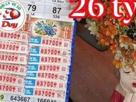 Một đại lý ở Vĩnh Long mỗi ngày bán 500.000 tờ vé số, trong đó bán online 300.000 tờ