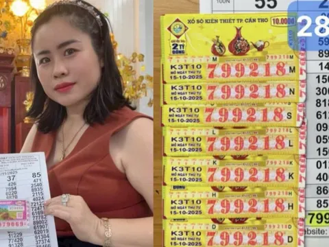 Mua vé số online: Người trúng 4,2 tỷ, một phụ nữ khác ẵm 25,8 tỷ đồng