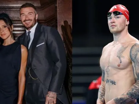 Trớ trêu: Vợ chồng David Beckham dự lễ cưới huyền thoại bơi lội - người cấm mẹ đẻ xuất hiện tại lễ đường