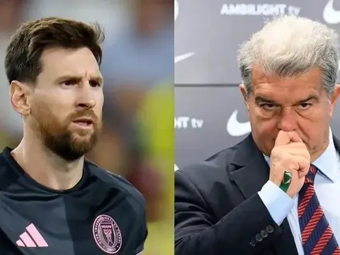 Laporta loại trừ khả năng Messi thi đấu Barcelona một lần nữa