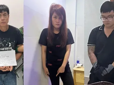 Khám xét nơi ở, bắt quả tang Lê Hoàng Mỹ Linh