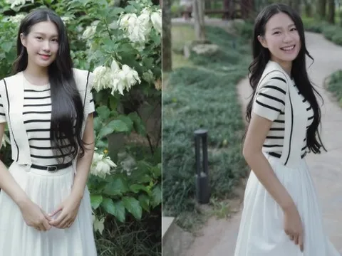 Tiểu thư Doãn Hải My khiến dân mạng ngẩn ngơ vì nhan sắc nàng thơ, Văn Hậu số hưởng thật!