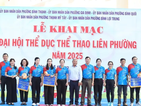 2.000 vận động viên tham gia Đại hội Thể dục Thể thao liên phường tại TP HCM