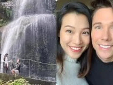 Sau 3 năm ly hôn, chồng cũ MC Hoàng Oanh quỳ gối cầu hôn bạn gái mới