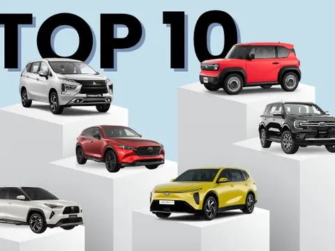 Top ô tô bán chạy nhất tháng 10/2025: VinFast chiếm nửa bảng, chỉ 1 mẫu xe xăng lọt top 5
