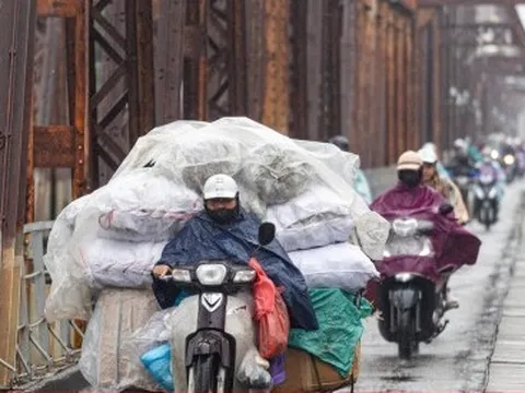 Mưa rét bao trùm miền Bắc, có nơi dưới 5°C