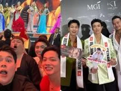 Dàn sao Việt hừng hực khí thế sang Thái ủng hộ Hương Giang