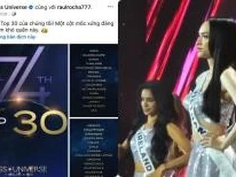 Khoảnh khắc Hương Giang bần thần khi không được gọi tên vào Top 30 Miss Universe 2025