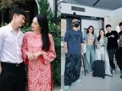 Chàng trai âm thầm tháp tùng Hương Giang tại Miss Universe là ai?