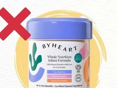 WHO khuyến cáo ngừng dùng sữa ByHeart vì nguy cơ ngộ độc botulinum ở trẻ sơ sinh