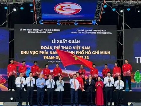 Đoàn Thể thao Việt Nam khu vực phía Nam xuất quân dự SEA Games 33