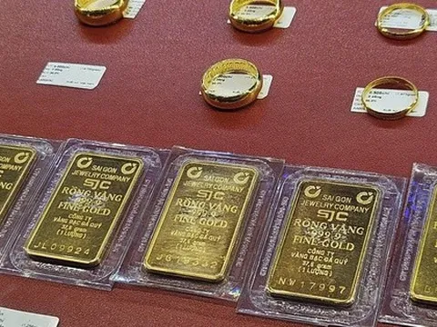 Sáng 21-11, giá vàng miếng SJC thấp nhất trong 3 ngày, vẫn bỏ xa giá thế giới