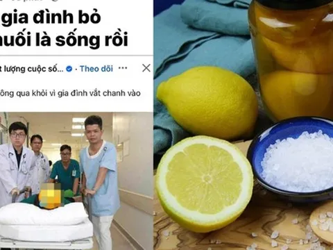Người đàn ông không qua khỏi vì gia đình vắt chanh vào miệng lúc hôn mê, bác sĩ cảnh báo: Tuyệt đối không đưa bất cứ thứ gì vào miệng người đang hôn mê