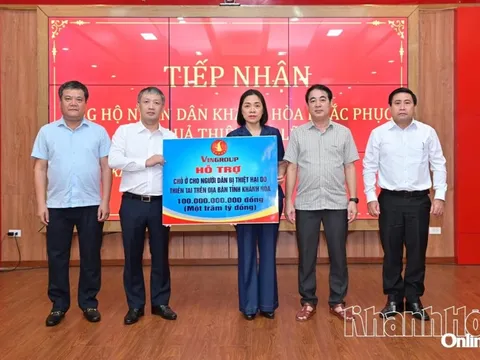 Vingroup hỗ trợ tỉnh Khánh Hòa 100 tỷ đồng khắc phục hậu quả thiên tai