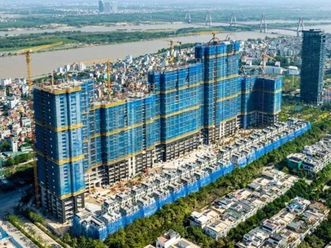 Cất nóc tòa S2 - Lumina tại Noble Crystal Tay Ho WorldHotels Residences, dự án căn hộ hàng hiệu đầu tiên tại Ciputra