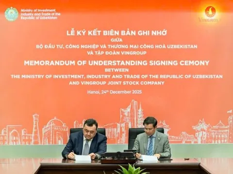 Vingroup nhảy vào Uzbekistan: Được cam kết quỹ đất 1.000 ha tại thủ đô