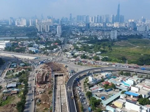 Sắp thông xe cầu vượt N2 An Phú, xe từ cao tốc đi thế nào?