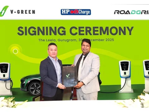 V-Green bắt tay ông lớn Ấn Độ phủ trạm sạc nhanh khắp đất nước tỷ dân