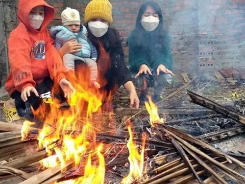 Không khí lạnh gây rét đậm, rét hại ở miền Bắc, có nơi dưới 7 độ C, miền Trung mưa to