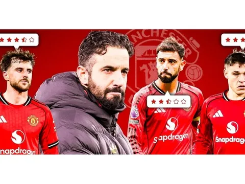 Chấm điểm 21 cầu thủ Man Utd sau nửa mùa “khi mờ khi tỏ”
