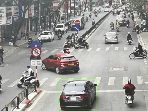 Hà Nội: Một ngày camera AI phát hiện hơn 100 trường hợp vi phạm giao thông