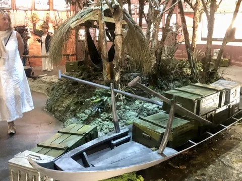 Tái hiện tuyến đường 1C huyền thoại tại Bảo tàng Chứng tích chiến tranh