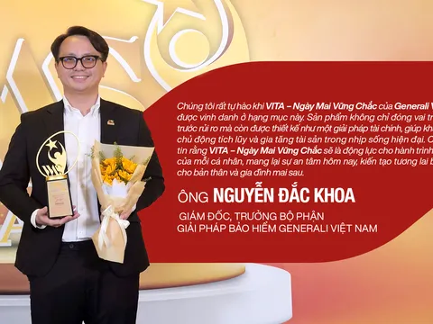 Generali Việt Nam được vinh danh với sản phẩm Bảo hiểm liên kết chung “VITA – Ngày Mai Vững Chắc” tại VWAS 2025